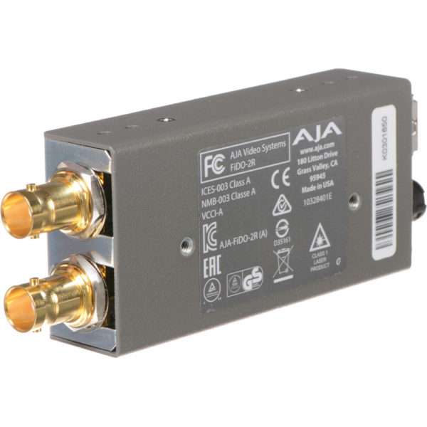 Mini Conversor AJA FiDO-2R Dual-Channel Fibra LC para 3G-SDI - Imagem 2