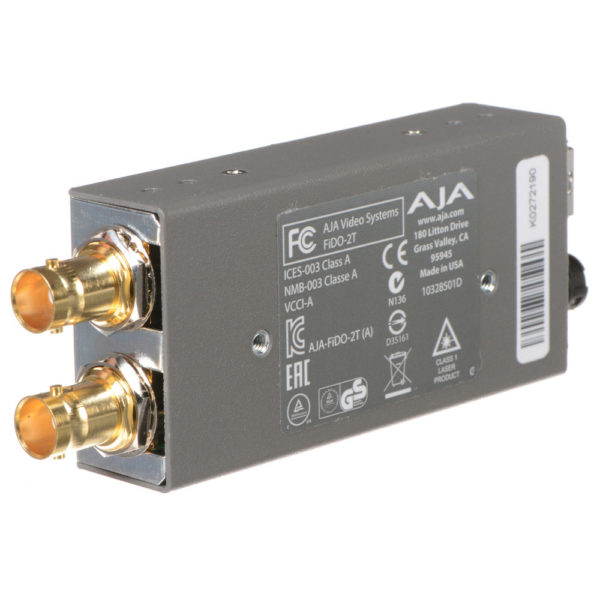 Mini Conversor AJA FiDO-2T Dual-Channel 3G-SDI para Fibra LC - Imagem 2