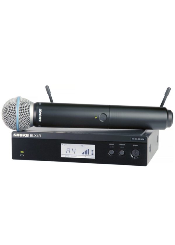 Microfone sem fio Shure BLX24R/B58