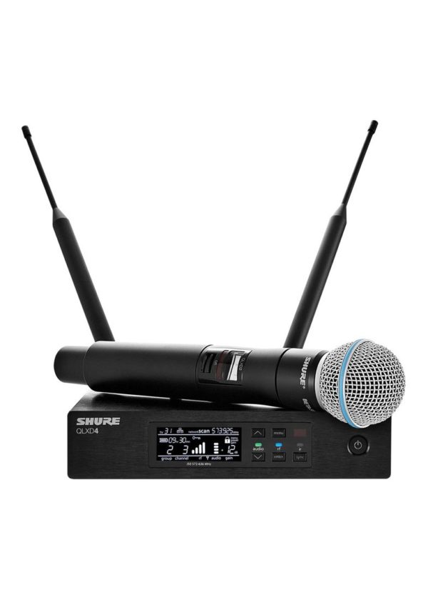 Shure Sistema de Microfone sem Fio e Portátil QLXD24/B58