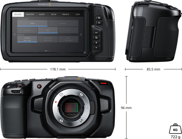 Blackmagic Pocket Cinema Camera 4k - Imagem 4