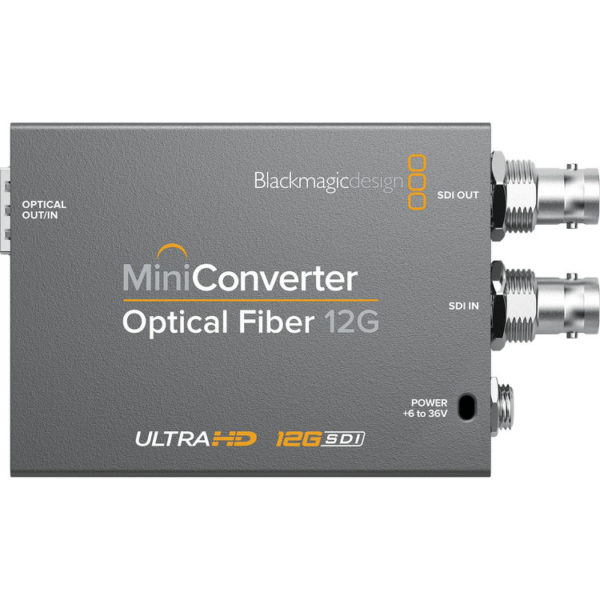 Blackmagic Design Mini Conversor para Fibra Ótica 12G-SDI