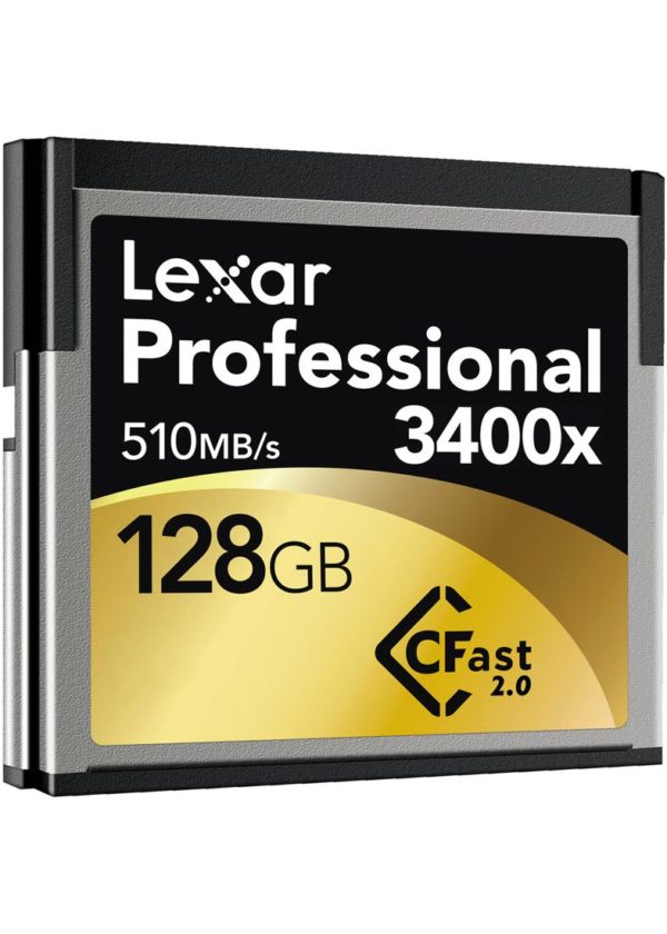 Lexar Professional 128GB 3400x CFast 2.0 Memory Card