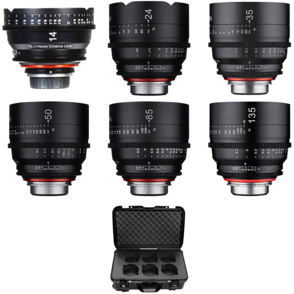 Rokinon Xeen 14, 24, 35, 50, 85, 135mm Cine 6 Lens Bundle (PL)