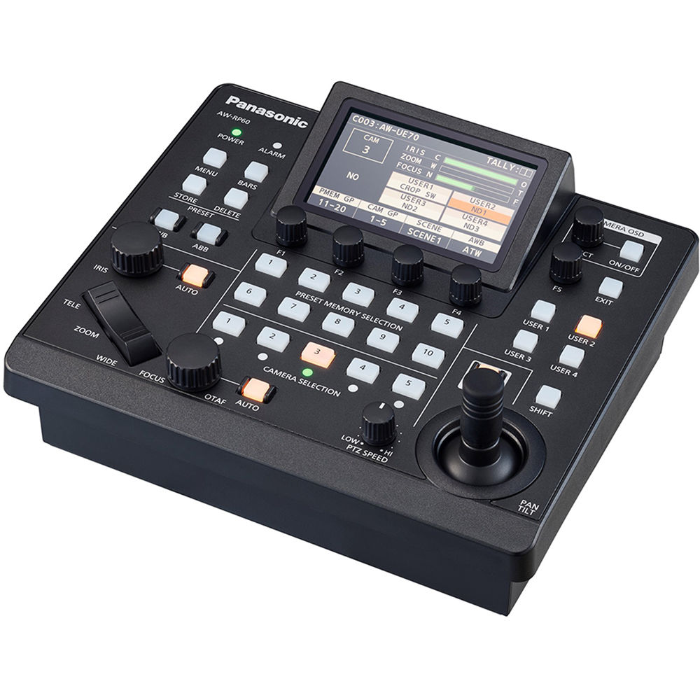 Panasonic リモートカメラコントローラー AW-RP60（PoEハブ付） Panasonic AW-RP60 para câmera PTZ - Seegma PRO