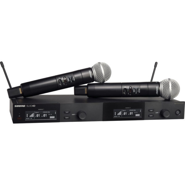 Shure SLXD24D/SM58 Dual-Channel Digital Wireless