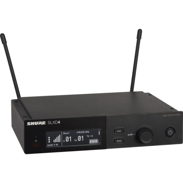 Shure SLXD24/B58 Sistema de microfone de mão Wireless com cápsula Beta 58A (G58: 470 a 514 MHz) - Imagem 3