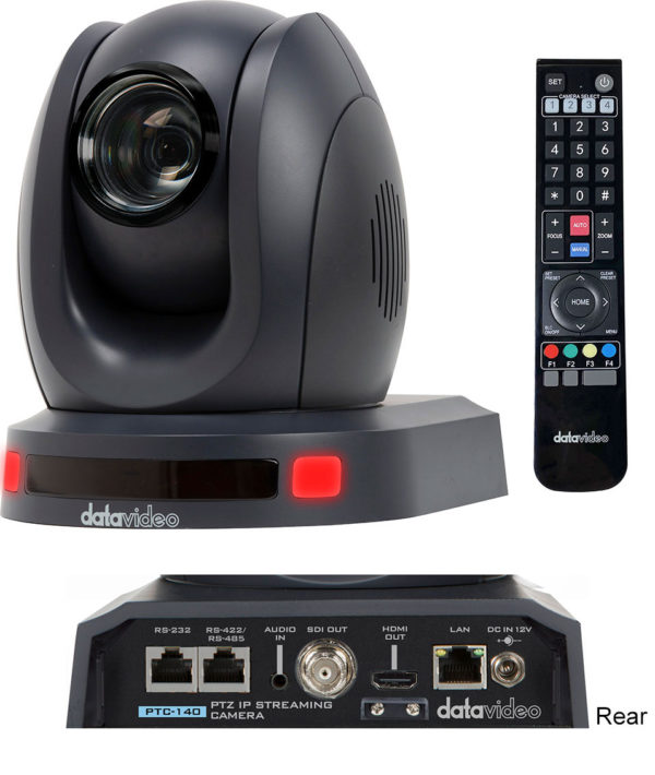 Câmera PTZ Datavideo PTC-140 - HD/SD-SDI e HDMI com zoom óptico 20x - Imagem 2