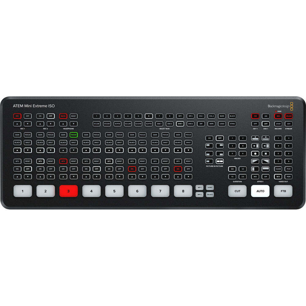 Switcher ATEM Mini Extreme ISO Blackmagic - Seegma PRO