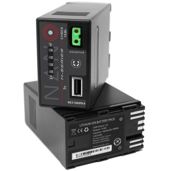Bateria Core SWX NANO-C98 14,8 V com D-Tap para filmadoras Canon selecionadas - Imagem 2