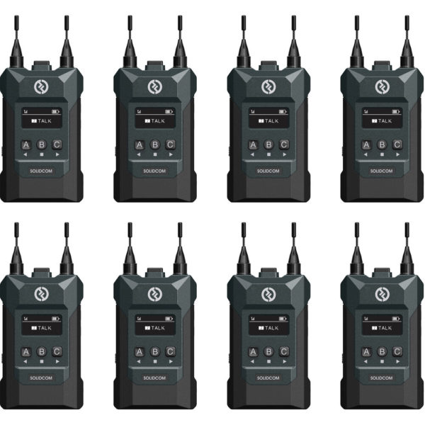 Sistema de intercom sem fio Hollyland Solidcom M1 Full-Duplex (8 Beltpacks) - Imagem 4