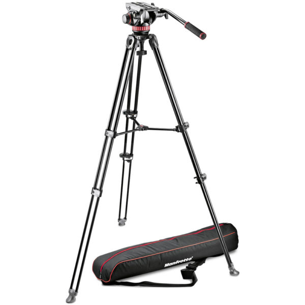 Tripé Manfrotto com cabeça fluida MVK500AM