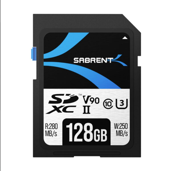 Cartão de memória SDXC Sabrent Rocket V90 SD UHS-II