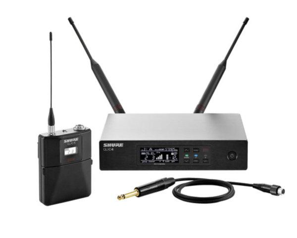 Sistema de guitarra sem fio Shure QLXD14 (H50: 534 a 598 MHz)