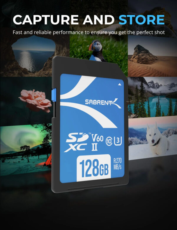 Cartão de memória SDXC  Sabrent Rocket V60 SD UHS-II - Imagem 7