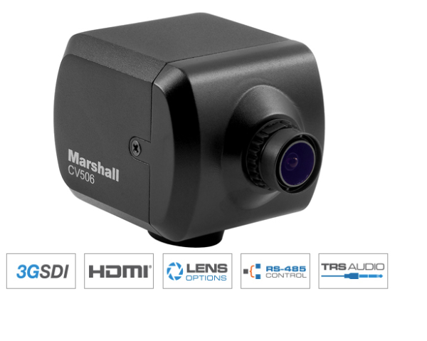 Marshall CV506 Mini Camera  (3G/HD-SDI, HDMI) - Imagem 2