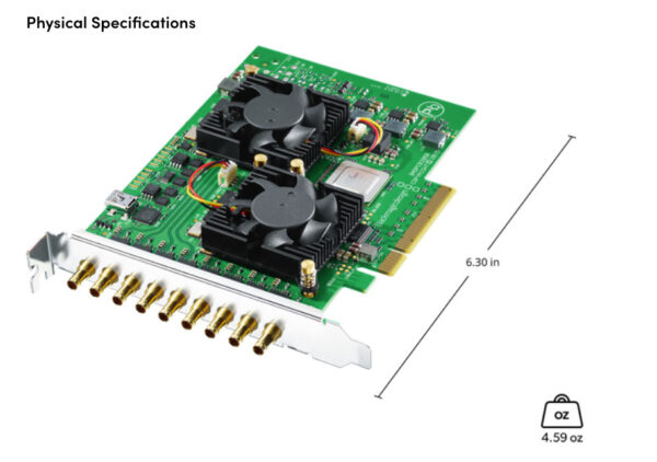 Blackmagic Design DeckLink Quad 2 - Placa de captura de 8 canais 3G-SDI - Imagem 2