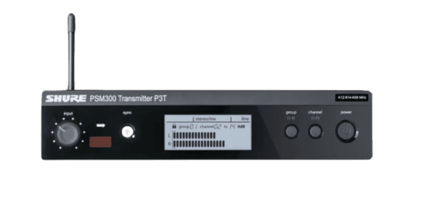 Shure PSM 300 Sistema de monitor pessoal estéreo  com IEM (G20: 488-512 MHz) - Imagem 2