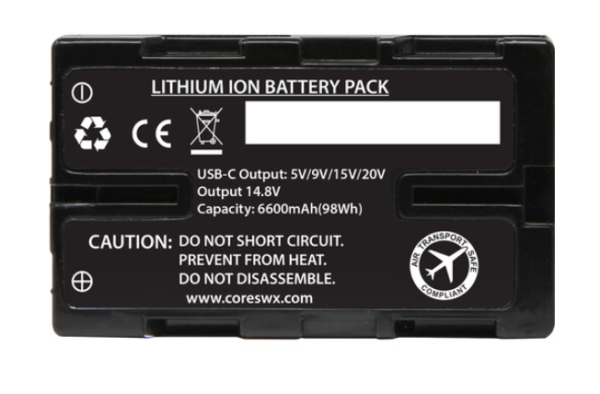 Core SWX NANO-U98X 6600mAh Bateria (Sony BP-U) - Imagem 2