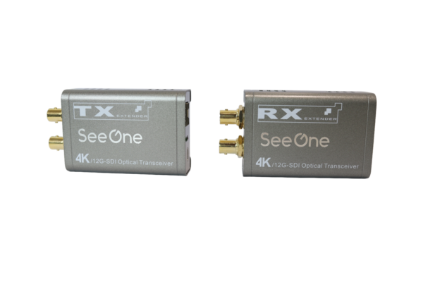 Conversor  Fibra Ótica  12G-SDI  SeeOne ( Par TX + RX )