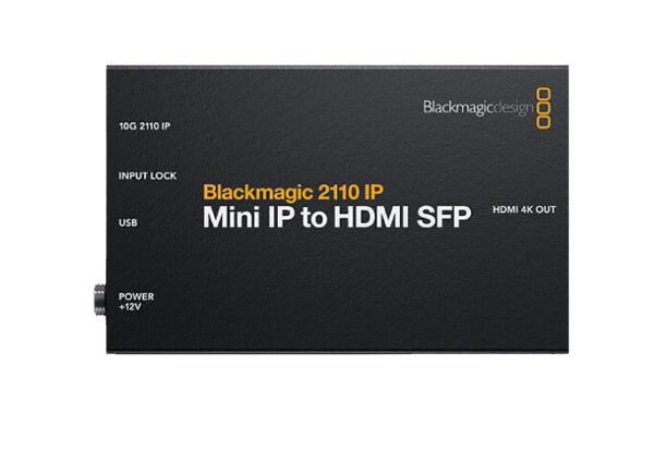 Conversor Blackmagic 2110 IP Mini IP to HDMI SFP