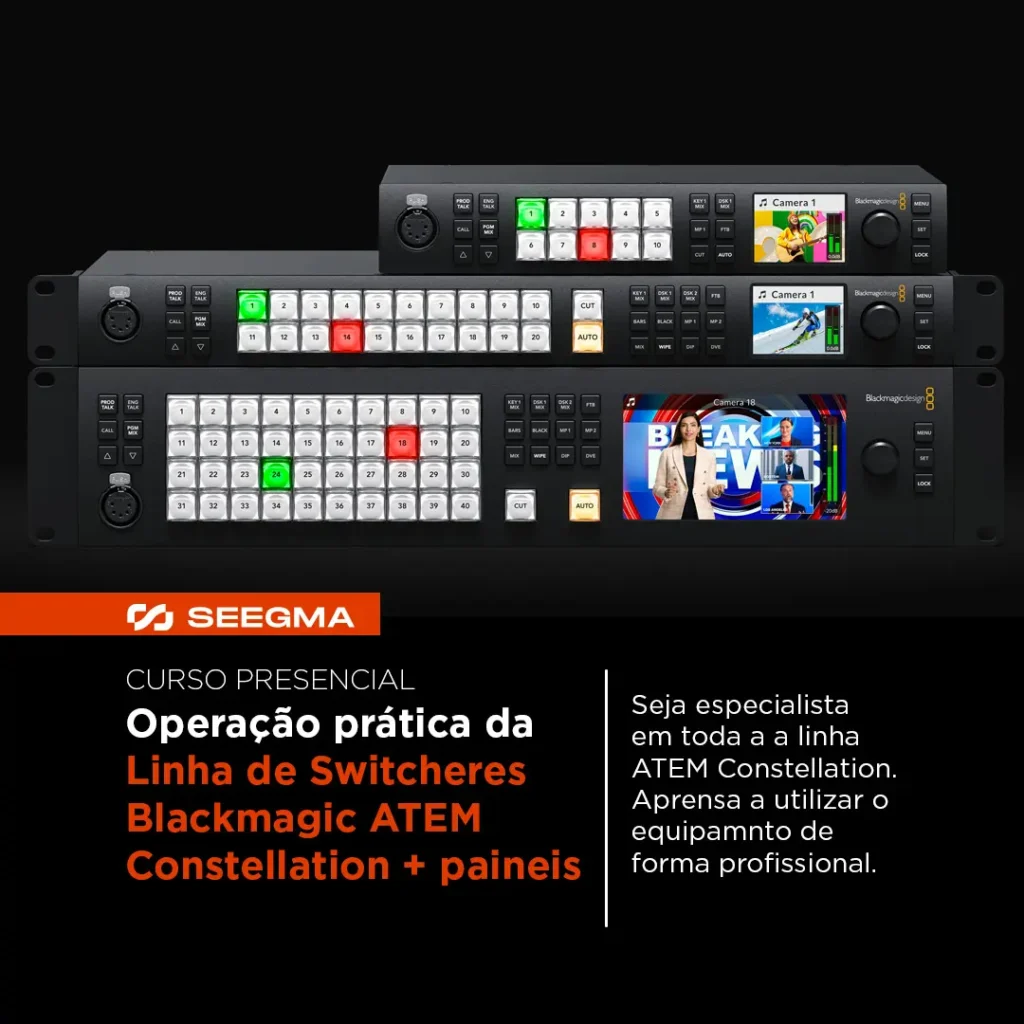 Especialista em Blackmagic ATEM Constellation