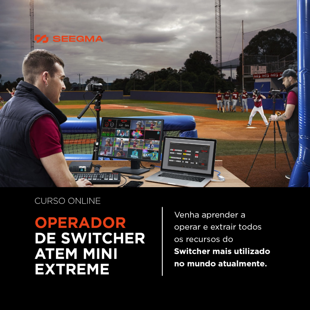 Curso Operador de Switcher Atem Mini Extreme