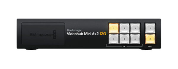 Roteador Blackmagic Design Videohub Mini 6x2 12G - Imagem 2