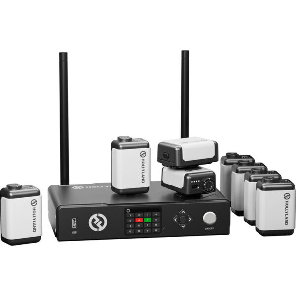 Hollyland Wireless Tally System (8 Tally Lights) — Sistema de Tally Sem Fio para Produções Multicâmera de Grande Porte