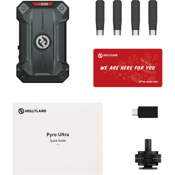 Hollyland Pyro Ultra 4K HDMI/SDI — Transmissor de Vídeo Sem Fio 4K Profissional para Sistemas Pyro - Imagem 7